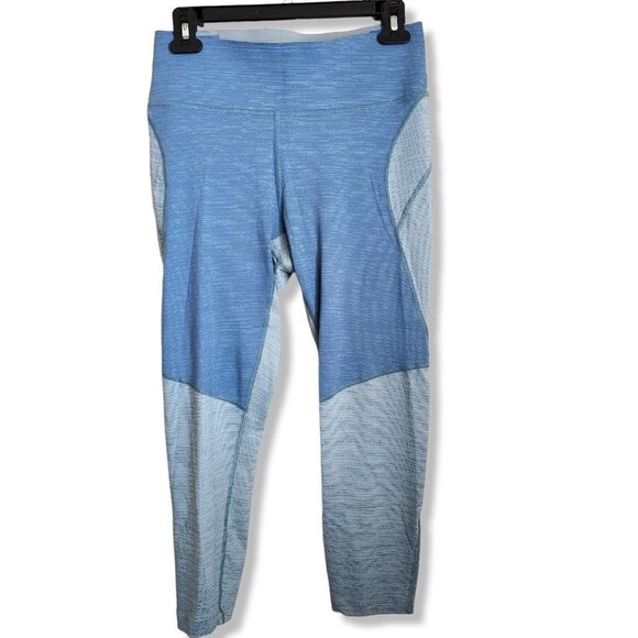 Outdoor Voices Womens‎ Cropped TechSweat Leggings Medium Blue Heather Pull On - Picture 3 of 14